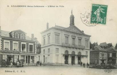  / CPA FRANCE 76 "Lillebonne, l'hôtel de ville"