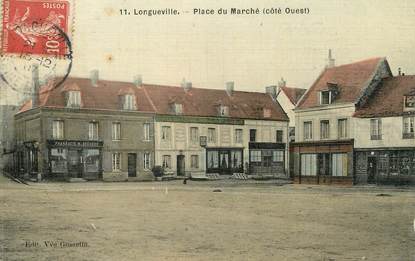  / CPA FRANCE 76 "Longueville, place du marché"