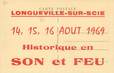  / CPA FRANCE 76 "Longueville sur Scie, la poste et le chemin de Criquetot"