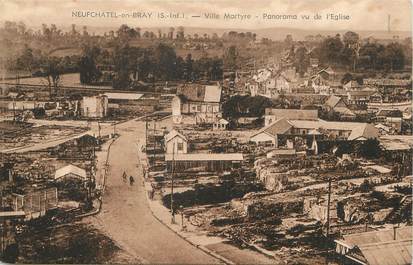  / CPA FRANCE 76 "Neufchâtel en Bray, villa Martyre, panorama vu de l'église"