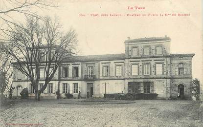  / CPA FRANCE 81 "Fiac, Château du Puech" / Ed. Labouche"