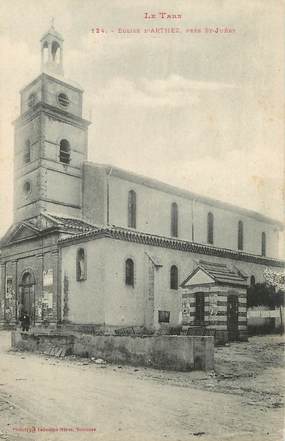  / CPA FRANCE 81 "Eglise d'Arthez" / Ed. Labouche"