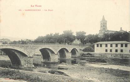  / CPA FRANCE 81 "Labruguière, le pont" / Ed. Labouche