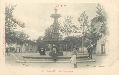  / CPA FRANCE 81 "Lavaur, la promenade" / Ed. Labouche