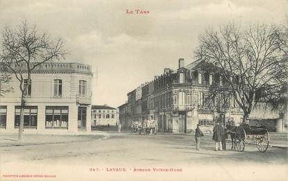  / CPA FRANCE 81 "Lavaur, av Victor Hugo" / Ed. Labouche