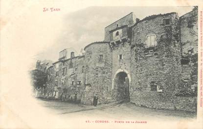 / CPA FRANCE 81 "Cordes, porte de la Jeanne" / Ed. Labouche 