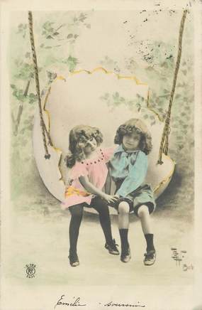  CPA ENFANT  "enfants" / SURREALISME 