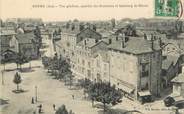 01 Ain / CPA FRANCE 01 "Bourg, vue générale, quartier des Brotteaux et faubourg de Mâcon"