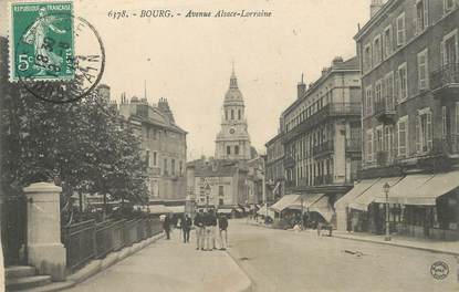 / CPA FRANCE 01 "Bourg, av Alsace Lorraine"