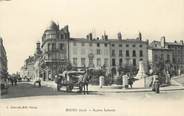 01 Ain / CPA FRANCE 01 "Bourg en Bresse, square Lalande"