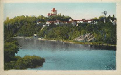 / CPA FRANCE 01 "Chazey sur Ain, les bords de la rivière d'Ain"