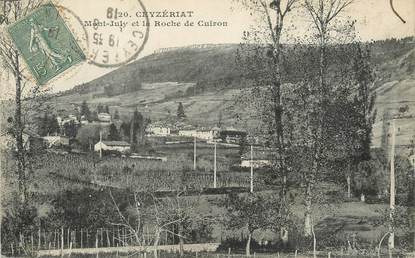 / CPA FRANCE 01 "Ceyzériat, Mont july et la roche de Cuiron"