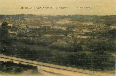 / CPA FRANCE 01 "Châtillon sur Chalaronne, vue générale"