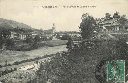 / CPA FRANCE 01 "Coligny, vue générale et colline de Pinal"