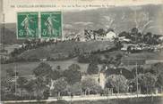 01 Ain / CPA FRANCE 01 "Châtillon de Michaille, vue sur la tour et la montagne de Sorgiat"