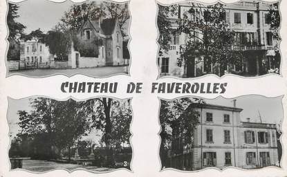 / CPSM FRANCE 26 "Faverolles, entrée du château"