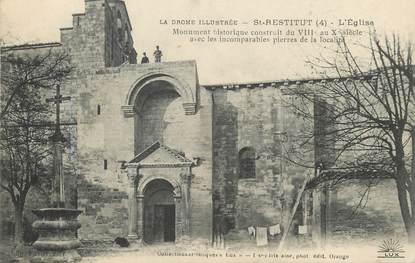 / CPA FRANCE 26 "Saint Restitut, l'église"