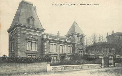 / CPA FRANCE 26 "Saint Rambert d'Albon, château de M Loubat"
