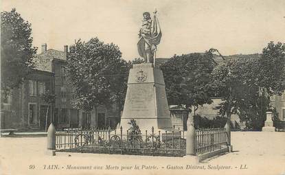 / CPA FRANCE 26 "Tain, monument aux morts"