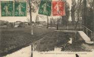 26 DrÔme / CPA FRANCE 26 "Anneyron, la passerelle sur la Gentelle"