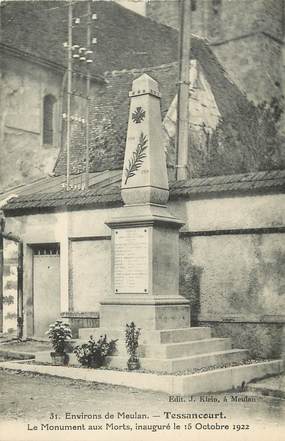 CPA FRANCE 78 "Tessancourt, monument aux morts"