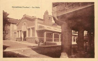 / CPA FRANCE 84 "Cavaillon, les Halles"