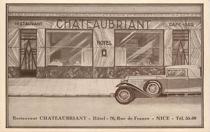 / CPA FRANCE 06 "Nice, restaurant Chateaubriant"