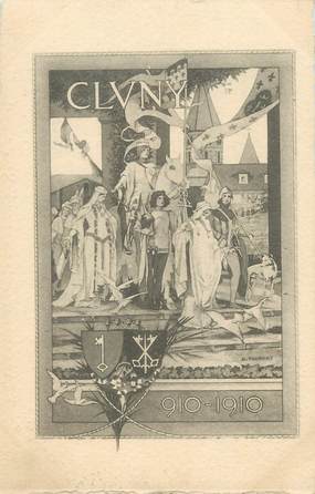 / CPA FRANCE 71 "Cluny" / ART NOUVEAU