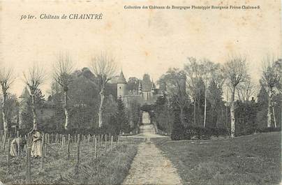 / CPA FRANCE 71 "Château de Chaintré"