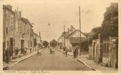 / CPA FRANCE 71 "Cormatin, route du Martorat"