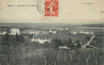 / CPA FRANCE 71 "Bray, quartier de la plaine"