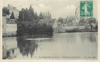 / CPA FRANCE 71 "La Clayette, l'étang des Tanneries"