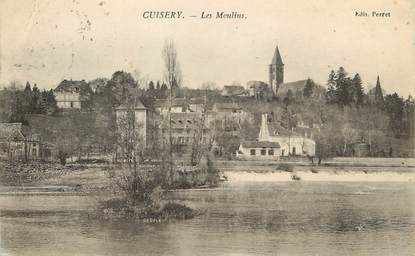 / CPA FRANCE 71 "Cuisery, les moulins"