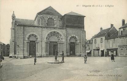 / CPA FRANCE 71 "Digoin, l'église"