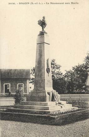 / CPA FRANCE 71 "Digoin, le monument aux morts"