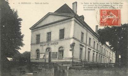 / CPA FRANCE 71 "Charolles, Palais de Justice"