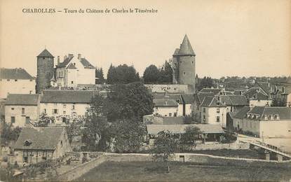 / CPA FRANCE 71 "Charolles, tours du château de Charles le Téméraire"