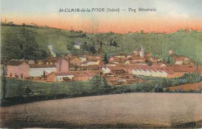 / CPA FRANCE 38 "Saint Clair de la Tour, vue générale"