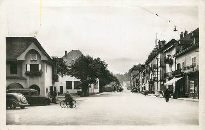 / CPSM FRANCE 38 "Pont de Beauvoisin, av de la gare"