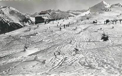 / CPSM FRANCE 74 "Morzine, le viking et les champs de ski du Plénay"