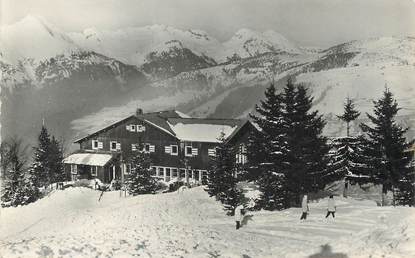 / CPSM FRANCE 74  "Morzine, le Plénay, hôtel le Wiking"