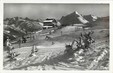 / CPSM FRANCE 74  "Morzine, Hôtel du téléphérique et le Mont Blanc"