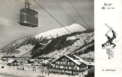 / CPSM FRANCE 74  "Morzine, le téléphérique"