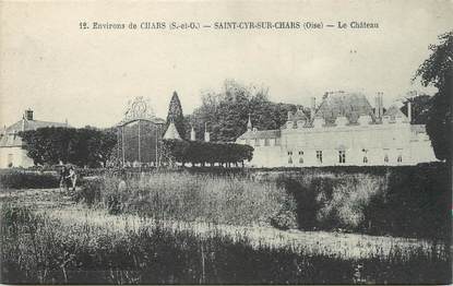 / CPA FRANCE 60 "Saint Cyr sur Chars, le château"