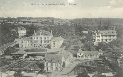 / CPA FRANCE 27 "Rugles, panorama de l'Hôpital Hospice"