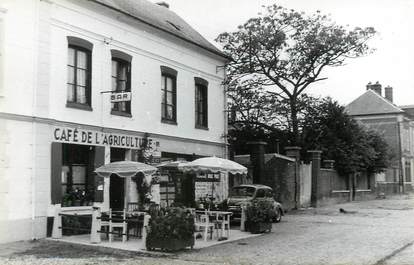 / CPSM FRANCE 27 "Gaillon, café de l'agriculture"