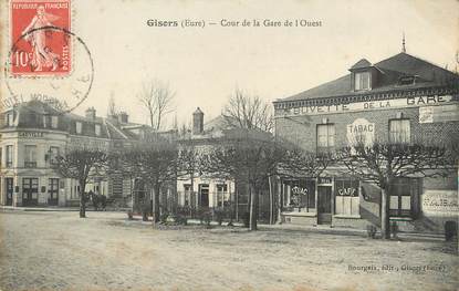 / CPA FRANCE 27 "Gisors, cours de la gare de l'Ouest"