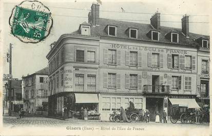 / CPA FRANCE 27 "Gisors, hôtel de l'écu de France"