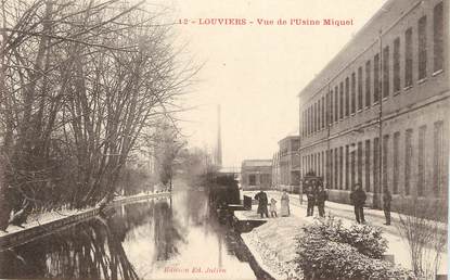 / CPA FRANCE 27 "Louviers, vue de l'usine Miquel"