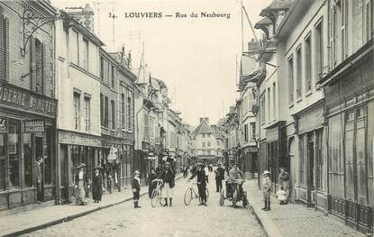 / CPA FRANCE 27 " Louviers, rue de Neubourg"